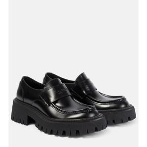 발렌시아가 Tractor 레더 로퍼 P00937109