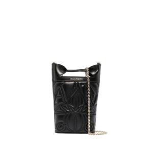 Alexander McQueen 자수 미니 버킷 백 7311741BLEL