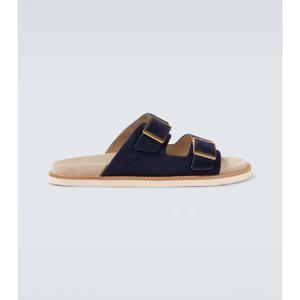 Brunello Cucinelli 스웨이드 샌들 P01046386