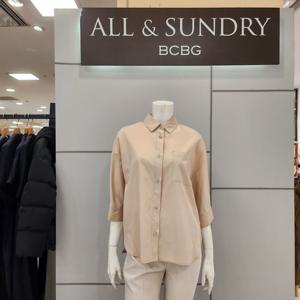 [BCBG] 올앤썬드리 여름25 브루클린 블라우스 A5M4B486