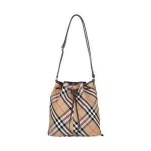 Burberry 체크 드로스트링 버킷 백 8093869 B9368 TP934939944