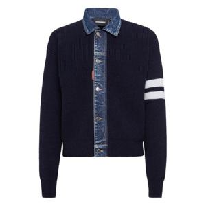 25 FW 디스퀘어드2 패널 스웨터 S74HA1572D13158 TP438708197