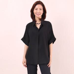 [아이우먼]빅사이즈반팔블라우스 5181L506 롤업루즈블라우스 WW