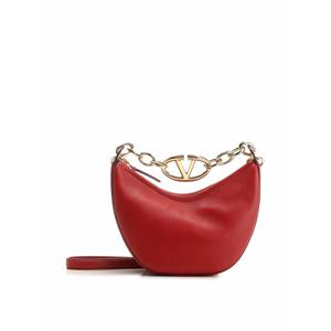 [VALENTINO] 라프리마 여성 크로스 바디 가방 V 로고 문 미니 백 5W2B0Q43PHV0RO 레드 /8
