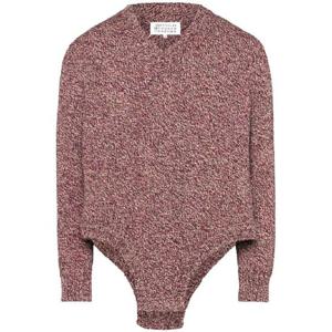 25 FW 메종마르지엘라 V넥 바디수트 스웨터 S50NA0024S18405 TP432034252