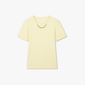 [보브]자수 로고 리브드 슬리브리스 탑7115240502