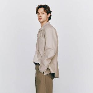 [지오다노]맨즈 남 코튼 트윌 포켓 자켓 오버핏 면 워크 아우터 075516