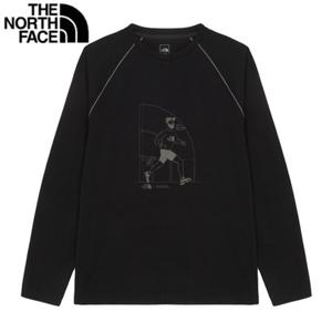 노스페이스 NT7TR51A 남여공용 레귤러핏 런닝티 살리오 라운드 긴팔 티셔츠