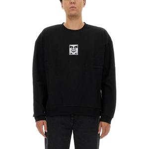 오베이 긴팔 티셔츠 112480139 BLACK