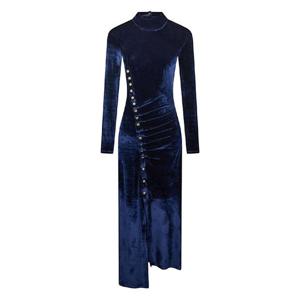 파코라반   긴팔원피스 FW25 25AJRO732VI0338 P432 5773675 Blue