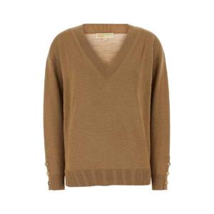 마이클코어스   니트 FW24 MT460YB4VR DARKCAMEL 2772538 Camel