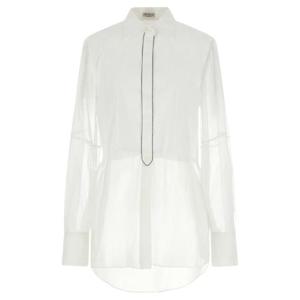 브루넬로쿠치넬리   긴팔 셔츠 FW25 MP091MQ406C159 6270670 White