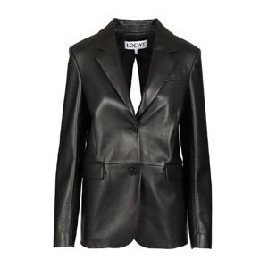 로에베   여성 가죽 자켓 FW25 S359Y19LAK1100 5910728 Black