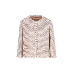 발렌티노 가라바니   트위드 자켓 FW25 7B3CE3YI9E5M12 6212711 One Color