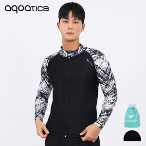 [아쿠아티카]아쿠아티카 남성 래쉬가드 AQAMAN 집업 상의단품