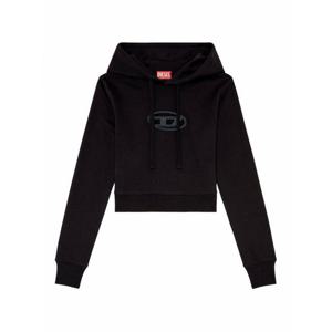 [DIESEL] 라프리마 여성 스웨트셔츠 스웨터 로고 크롭 후디 A157140GRAC9XX 블랙 /8