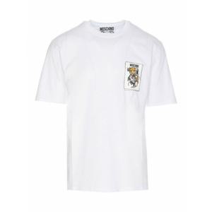 [MOSCHINO] 라프리마 남성 티셔츠 테디 베어 071352411001 화이트 /8