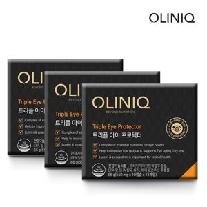 [지앤씨][OLINIQ] 올리닉 트리플 아이 프로텍터(550mg x 120캡슐 x 3개 / 6개월분)/ 눈