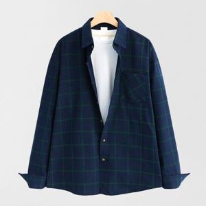 기모 미드 체크 셔츠 SSPHMS1030