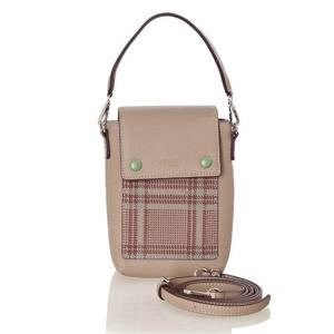 [에스콰이아]22FW 신상 쁘띠 체크 컬러 콤비 미니 휴대폰 토트 크로스백 ECBFHB671BE