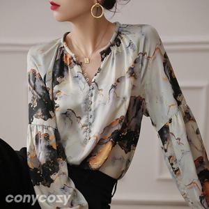 [코니코지] 보메르 블라우스 TP23030607