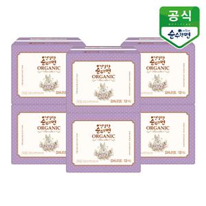 유기농 건강한 순수한면 생리대 오버나이트 12P x 6팩