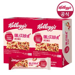 켈로그 에너지바K 레드베리 (25g x 12개입) 2박스