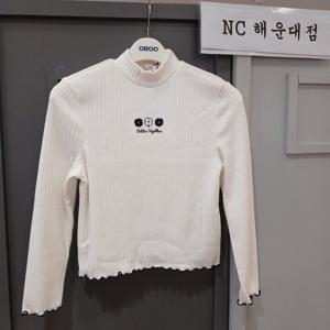 [오후]스판짱~겨울 이너 필수템~골지 반목 티셔츠 OHLA23T51