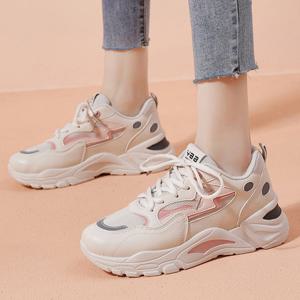 [베리슈]여성 색깔 예쁜4.5cm 키높이운동화 어글리슈즈 런닝화