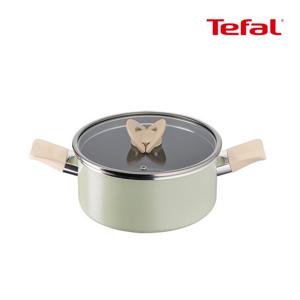 테팔 인덕션 블라썸 민트 양수냄비 20cm