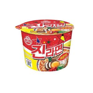 [오뚜기] 진라면 매운맛 용기 110g 12개입