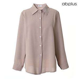 [ab.plus] 베이직 카라 소프트 블라우스 (LSY5MB81A)