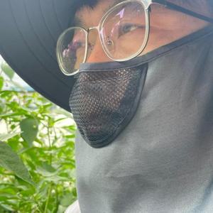 [라일리] Rly 얼굴 뒷목 햇빛가리개 모자 베이지