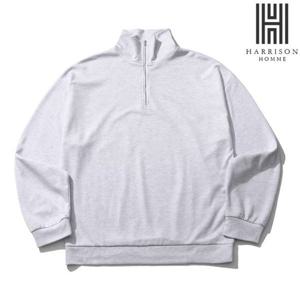 [해리슨]오버핏 트레이닝 반집업 맨투맨 HDEC1001
