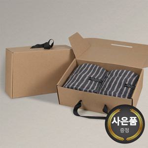 송월타올 호텔컬렉션스트라이프 솔리드44 2매선물세트(크라프트)