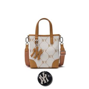 [MLB]공용 모노그램 자카드 미니 크로스백 (3ACRS054N)