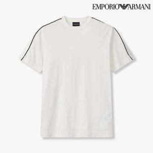 [엠포리오 아르마니]남성 엠보싱 로고 라인 반팔 티셔츠(A514126072)
