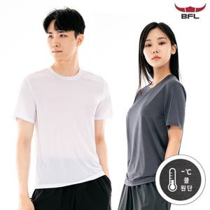 [텐제로]BFL 남녀공용 여름 더위순삭 아이스쿨 고스판 반팔티셔츠 S24T-201M