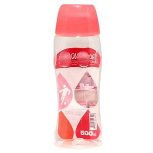 슬림뚜껑물병 핑크600ml