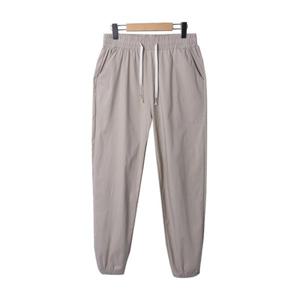 [샵앤]심플 여성 허리스트랩 산책 원마일 데일리 밴딩 조거 팬츠 BYGO-WPT-3471-베이지