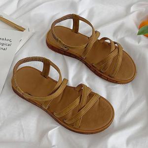 [더블디] 3컬러 여름 시원한 뒷밴딩 데일리 샌들 S9119