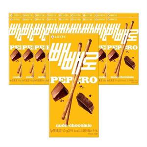 롯데제과 빼빼로 누드 초코 50g 20개