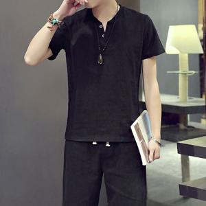 [모로엠] 남성 린넨 바캉스룩 세트 DMS-SETH-Q4077867