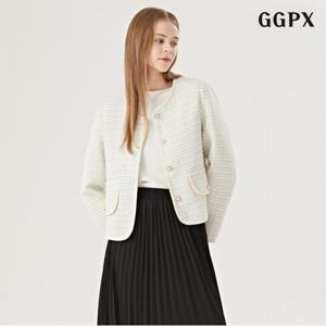 [GGPX]배색 트위드 하객 자켓 (GOAJK005D)