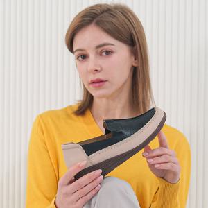 [올리]올리 소가죽 키높이 슬립온 6cm