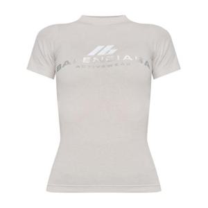 발렌시아가 반팔 티셔츠 768075 TQVU1 9016 Beige