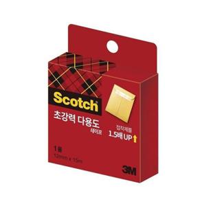 3M 스카치 강력 투명테이프 리필 SH1215R/12MMx15M