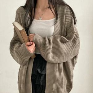 [블랙린드][블랙린드] 아방핏 봄 가을 니트 가디건 B24BCD564
