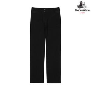 [블랙앤화이트] 여성 밍크 본딩 부츠컷 팬츠 5094LXWP_BLACK