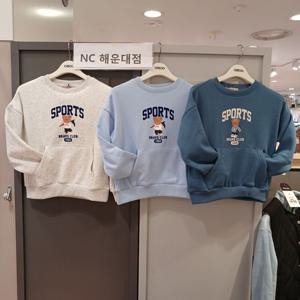 [오후]포켓포인트~예쁜 색감의 귀여운~~곰자수 융기모 스셔츠 OHMA24T01